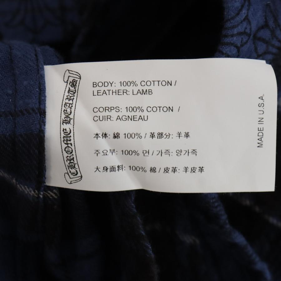 CHROME HEARTS クロムハーツ LOOSEENDS LS CHECK CHプラス総柄 CHROME HEARTS クロムハーツ LOOSEENDS LS CHECK CHプラス総柄