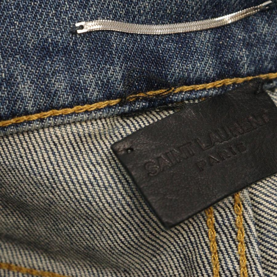 SAINT LAURENT PARIS サンローランパリ ヴィンテージ加工 スキニー 