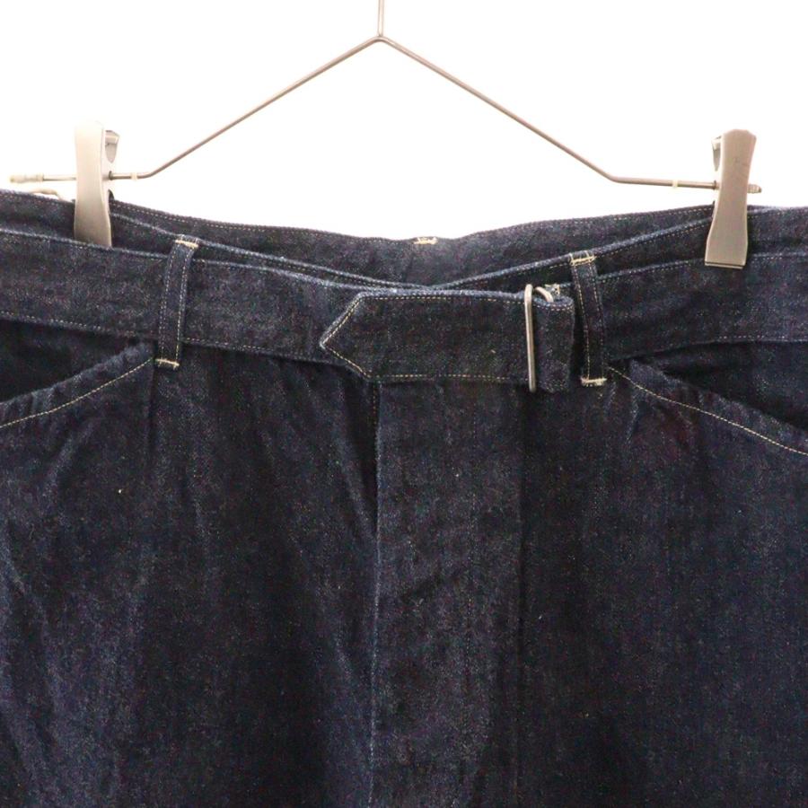 COMOLI コモリ 24SS デニムベルテッドパンツ インディゴ Z01 COMOLI コモリ 24SS デニムベルテッドパンツ インディゴ Z01