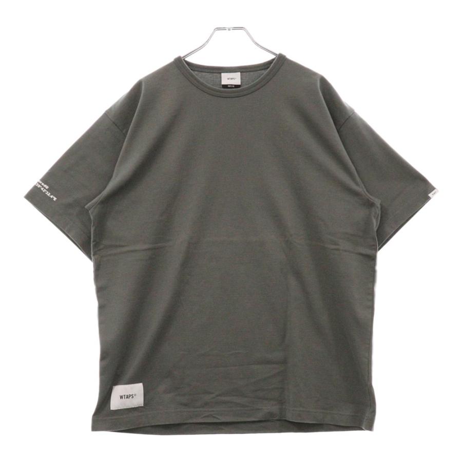 WTAPS ダブルタップス 20AW GOLOBAL POSITION GPS TEE 半袖Tシャツ クルーネックカットソー グレー ...