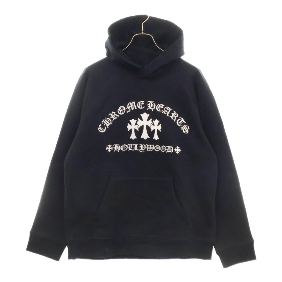クロムハーツ ワイノット セメタリークロス CHROME HEARTS（クロムハーツ） Y NOT Cemetery Cross Pullover Hoodie
