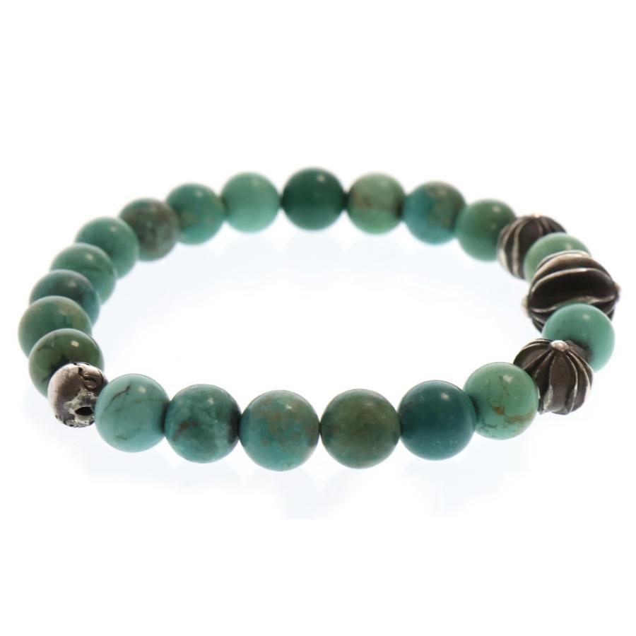 CHROME HEARTS クロムハーツ 8mm BEAD ビーズ ブレスレット シルバー  