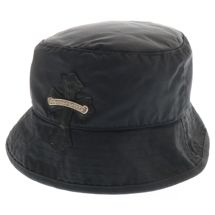 CHROME HEARTS クロムハーツ 23AW Leather Cross Patch Bucket CHROME HEARTS クロムハーツ 23AW Leather Cross Patch Bucket