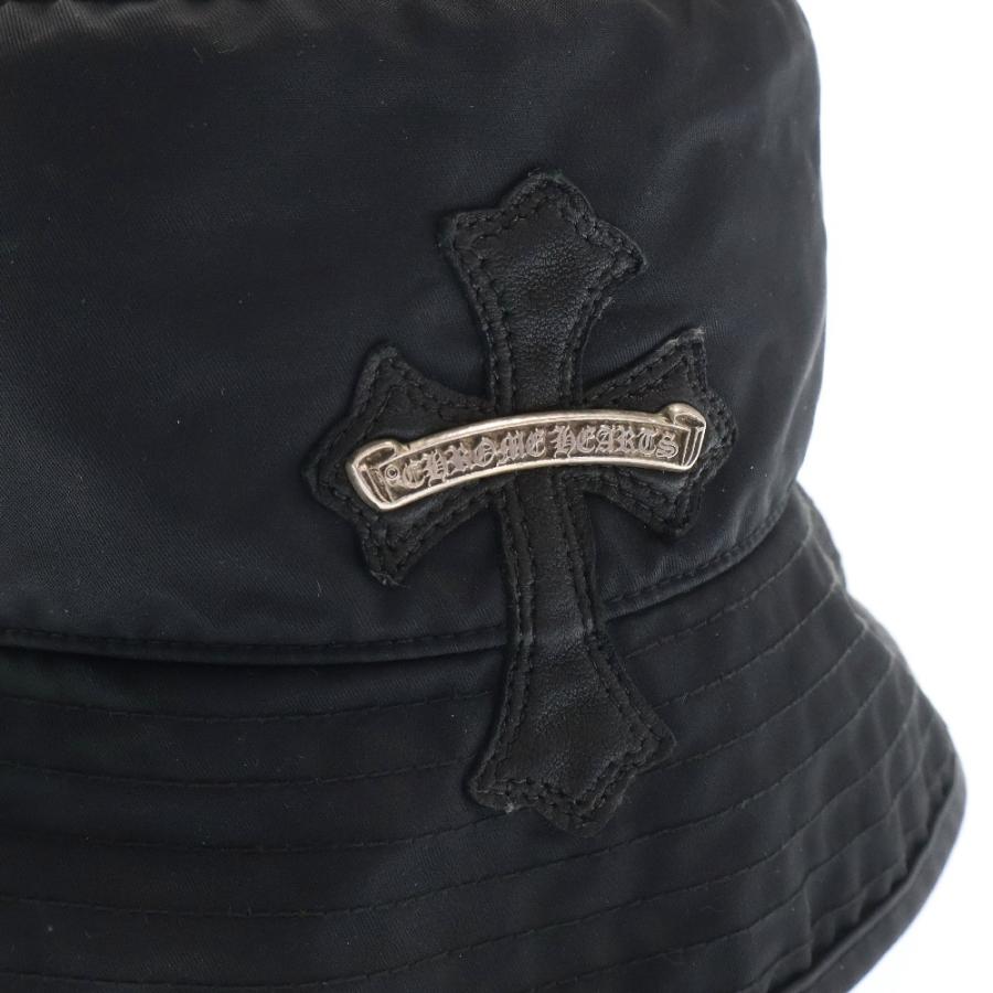 CHROME HEARTS クロムハーツ 23AW Leather Cross Patch Bucket CHROME HEARTS クロムハーツ 23AW Leather Cross Patch Bucket