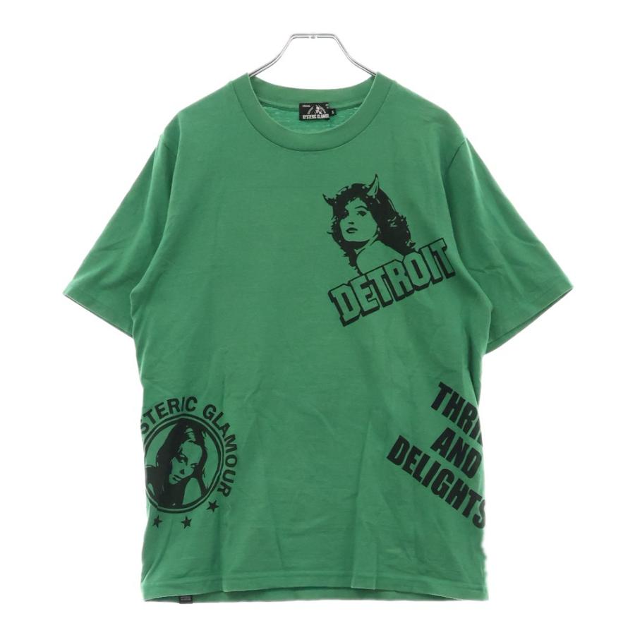 HYSTERIC GLAMOUR ヒステリックグラマー 20SS DETROIT SCRATCH 半袖  