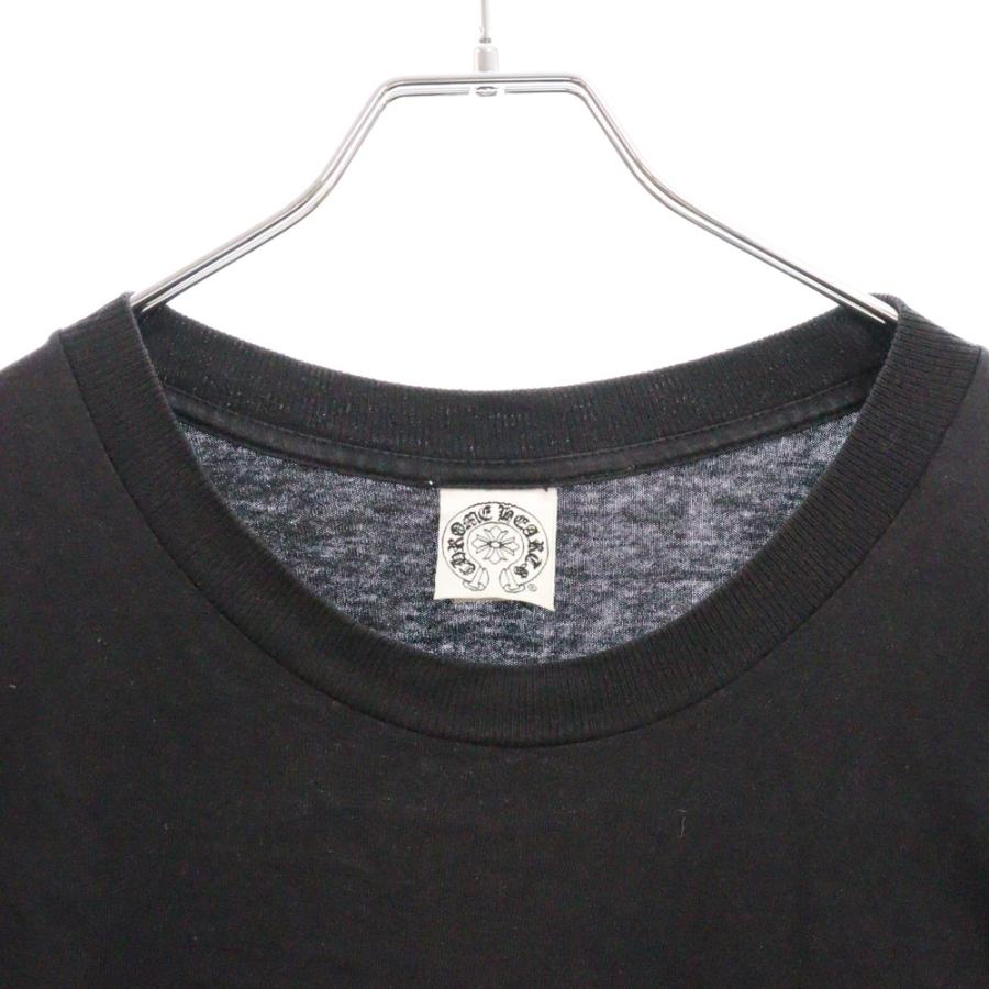 【未使用】氷室京介　CHROME HEARTS クロムハーツ　Lサイズ　ロンT CHROME HEARTS（クロムハーツ） KYOSUKE HIMURO L/S Tee 氷室京介ロゴ