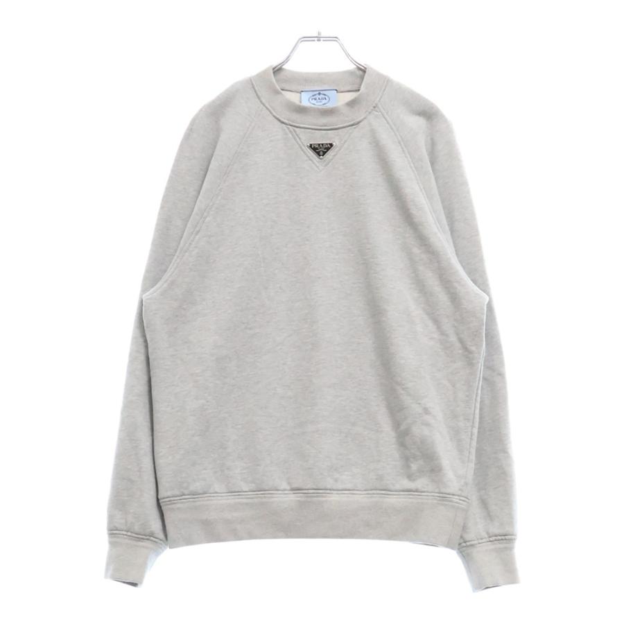 PRADA（プラダ） 23SS トライアングルロゴプレート 長袖スウェット