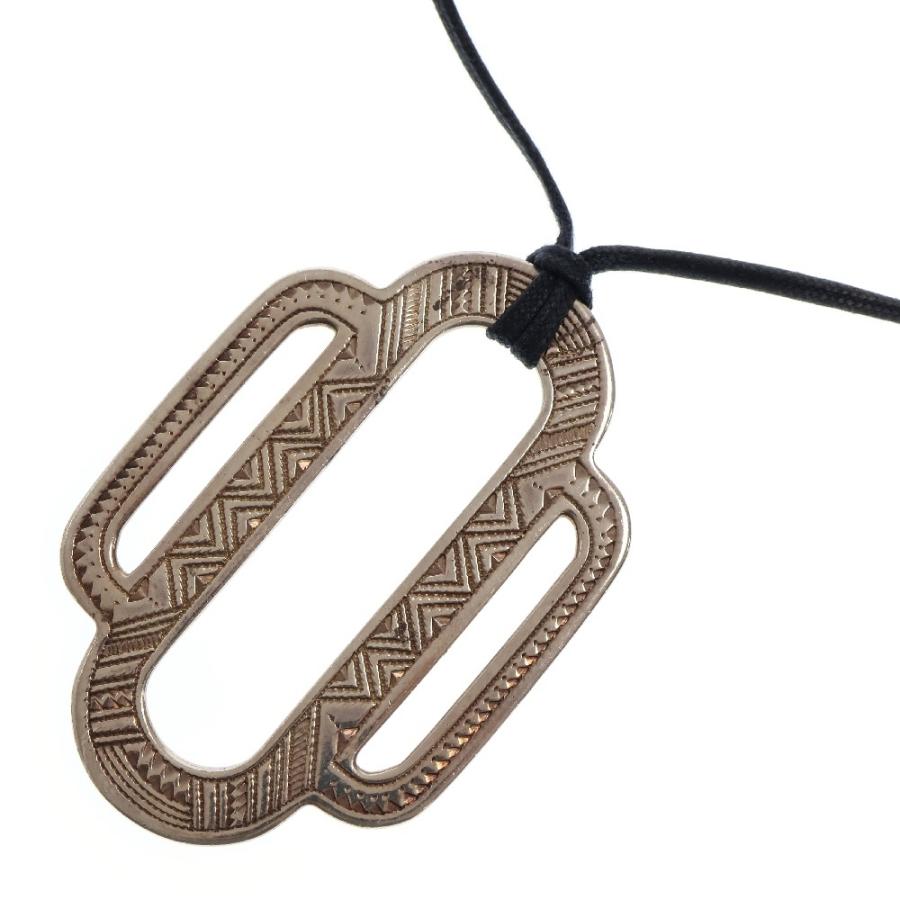 HERMES（エルメス） トゥアレグ ネックレス シルバー/ブラック : BRING