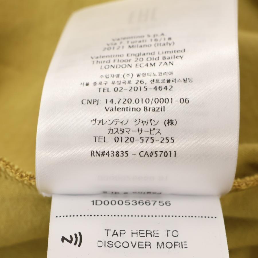 VALENTINO - VALENTINO ヴァレンチノ フロントロゴチェーン スリッド レディース プルオーバーパーカー ゴールド 283MF20Y7PF VALENTINO ヴァレンチノ フロントロゴチェーン スリッド