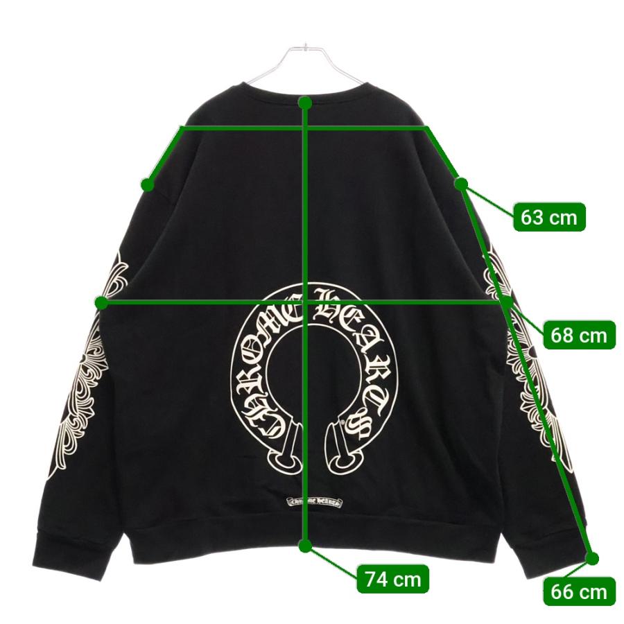 CHROME HEARTS クロムハーツ Horseshoe L/S Sweatshirt ホースシュー 