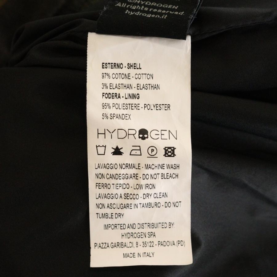 HYDROGEN ハイドロゲン ロゴ ワッペン付き 迷彩柄 MA-1 ジップアップ  