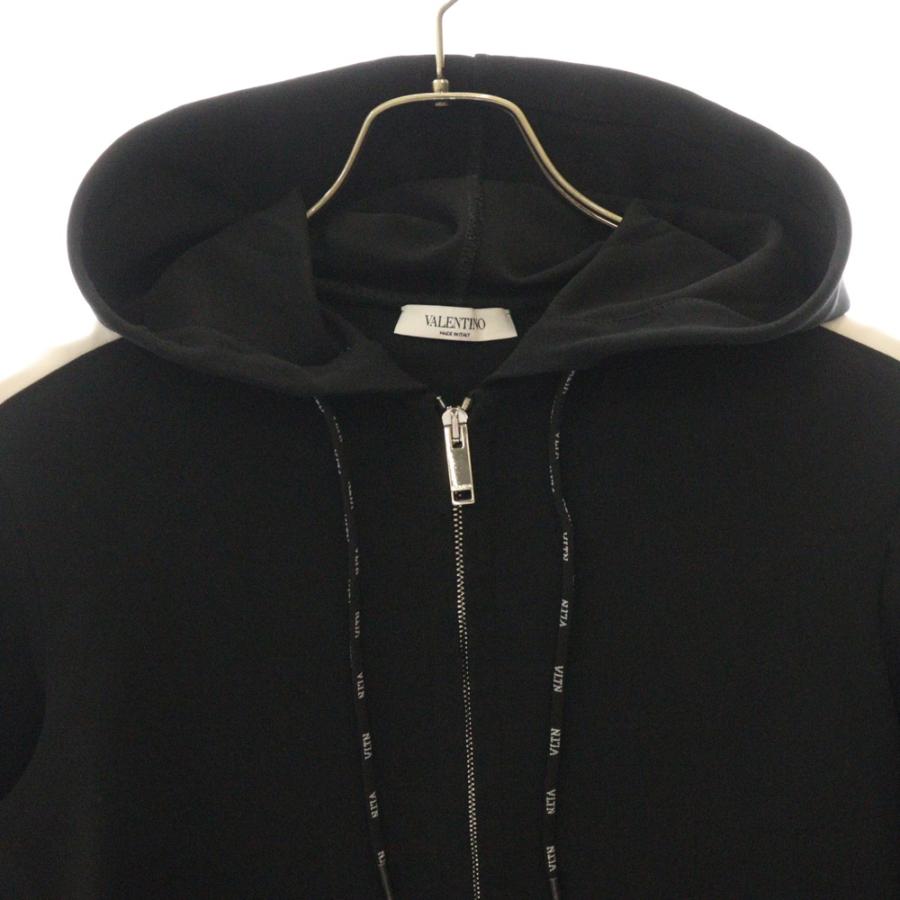 VALENTINO ヴァレンチノ ポケット ラバーロゴワッペン付 ジップアップ  