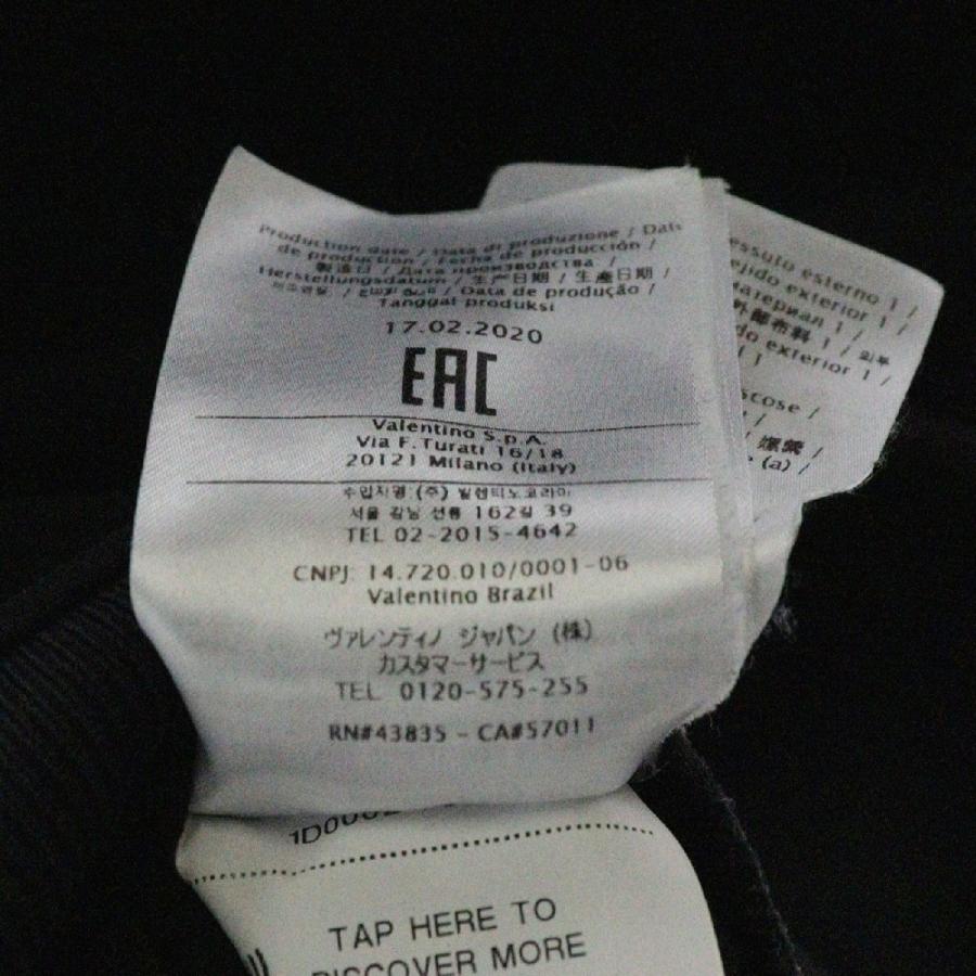 VALENTINO ヴァレンチノ ポケット ラバーロゴワッペン付 ジップアップ  