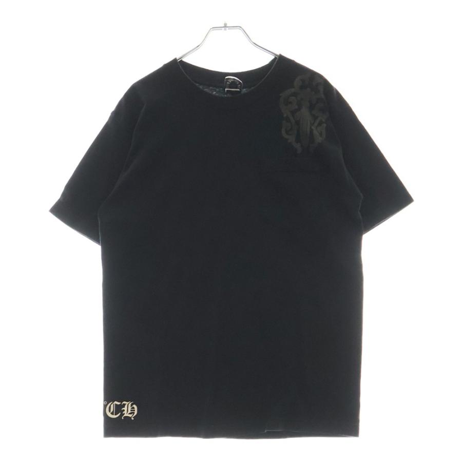 CHROME HEARTS 黒 Tシャツ バックプリント クロムハーツ Tシャツ バックプリント Chrome Hearts 黒 Tシャツ