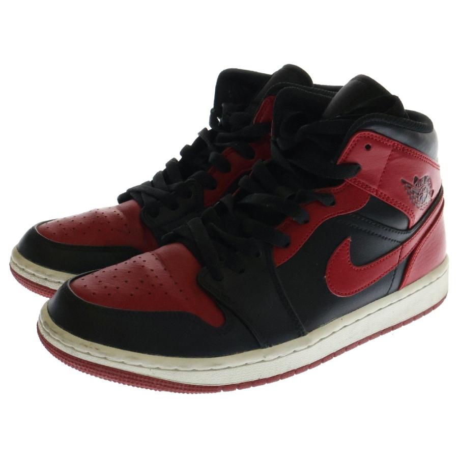 NIKE (ナイキ) AIR JORDAN 1 MID BRED 554724-074 エア