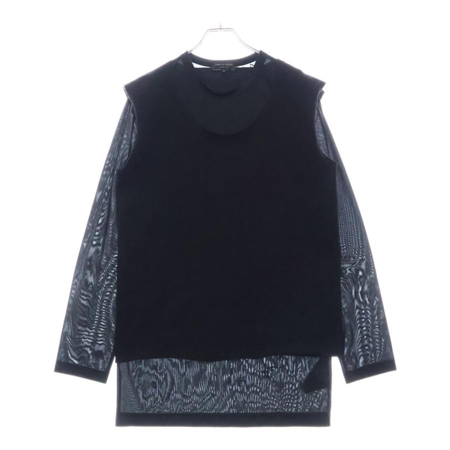 コムデギャルソンオムプリュス 黒長袖Tシャツ （COMME des