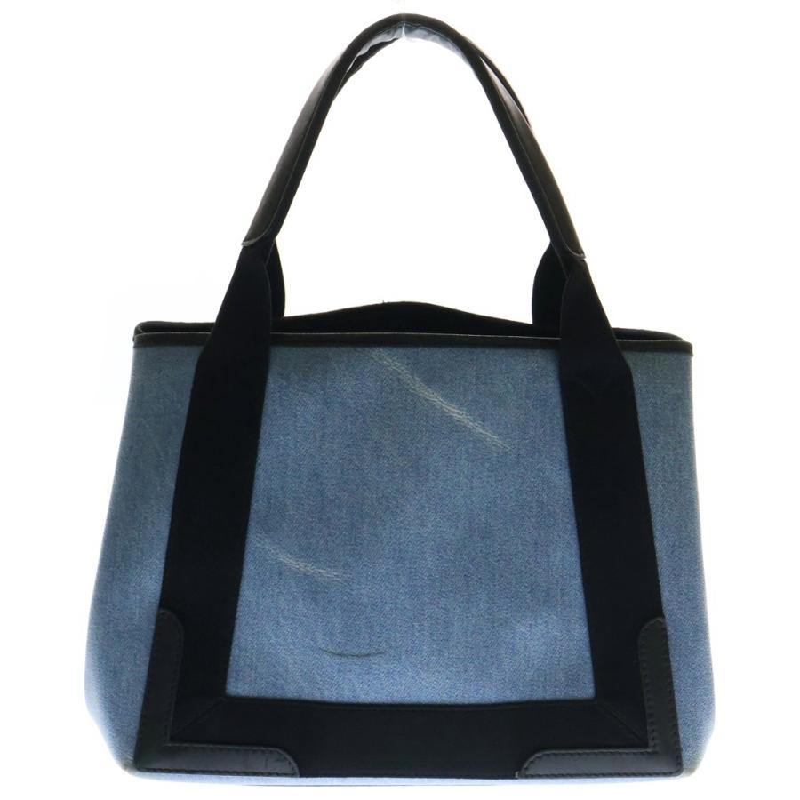 BALENCIAGA バレンシアガ ネイビーカバス コーティング