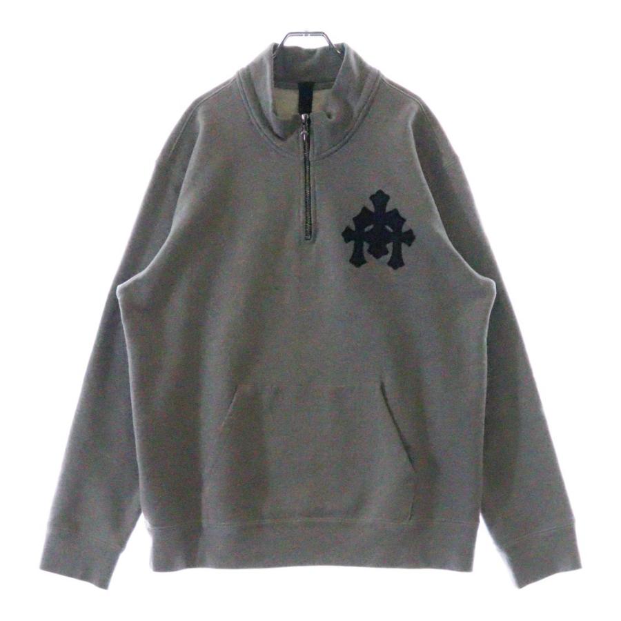 CHROME HEARTS（クロムハーツ） Y NOT CRS PATCH HALF ZIP SWEAT