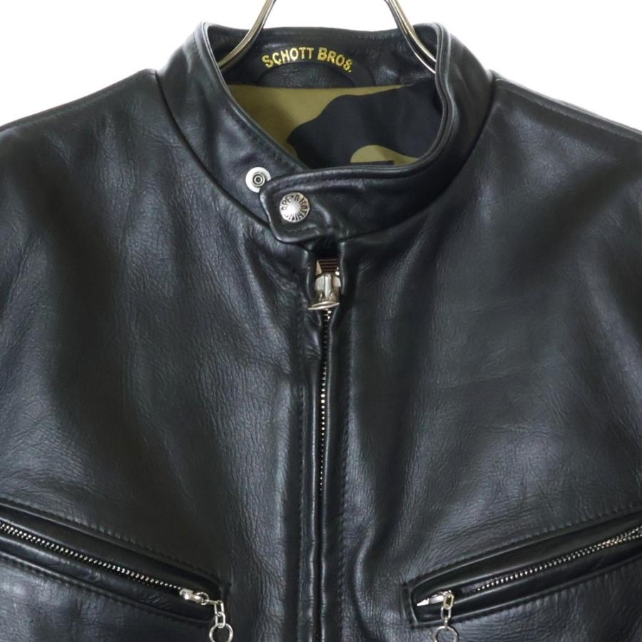 メンズファッション A BATHING APE アベイシングエイプ ×Schott