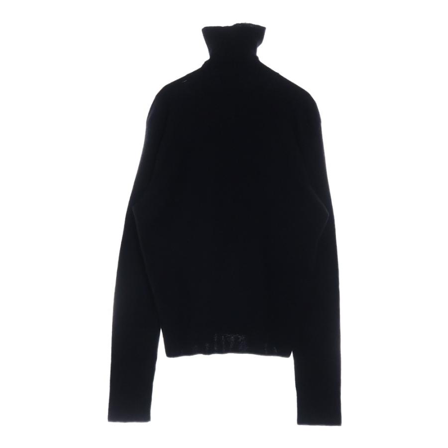 クロームハーツ ブラックニット CHROME HEARTS（クロムハーツ） M-CASH LS TURTLE 袖クロスパッチ付き