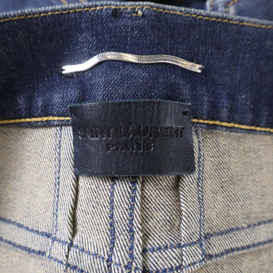 SAINT LAURENT PARIS サンローランパリ カットオフ スキニーデニム