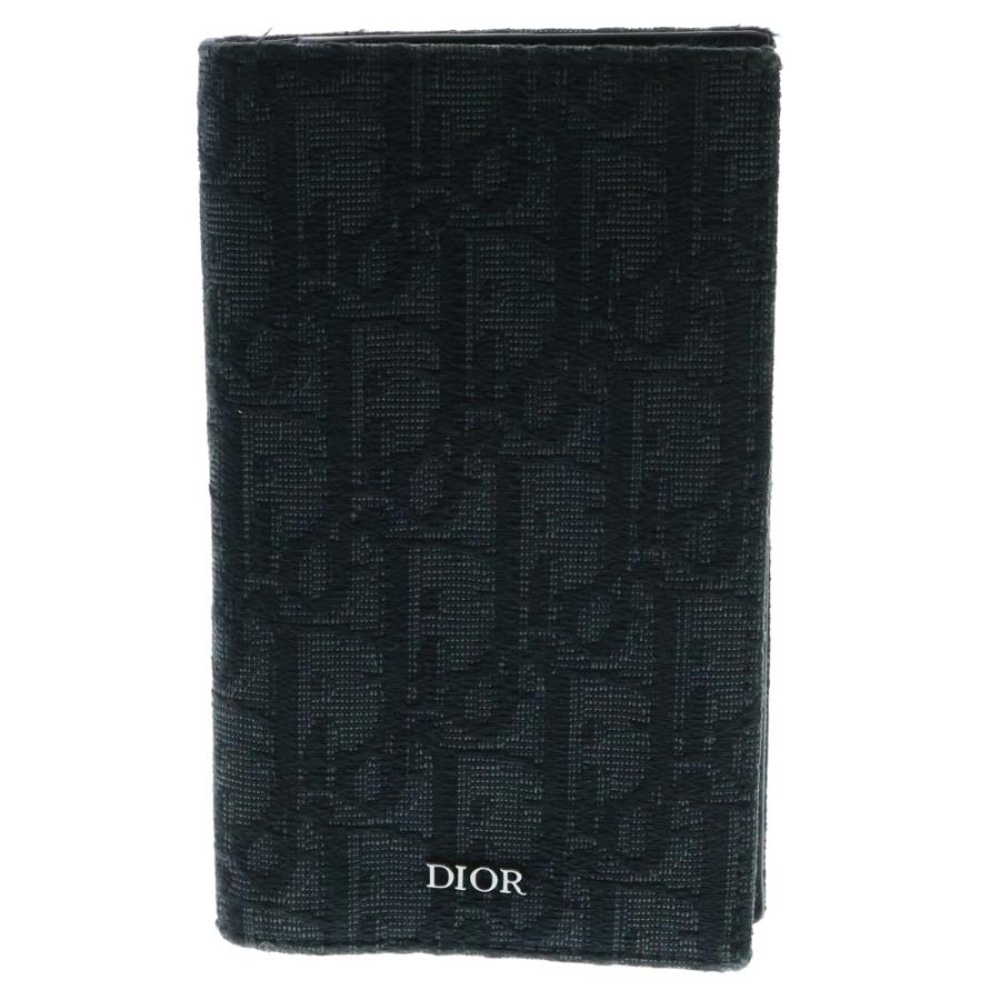 DIOR ディオール オブリーク レザー カードケース 名刺入れ ブラック