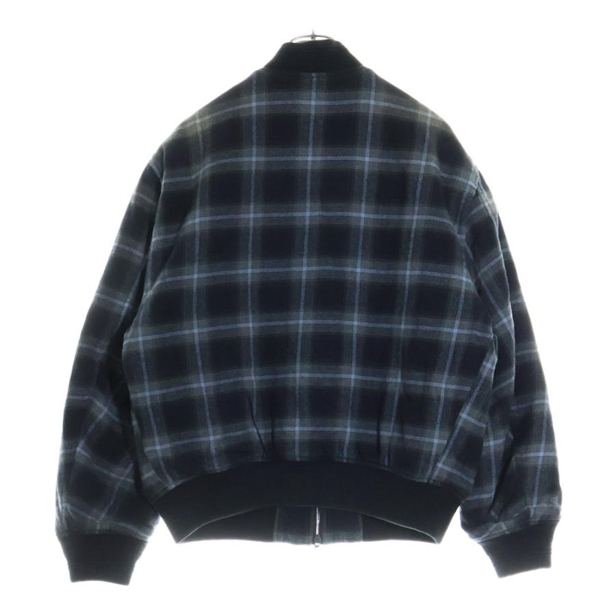 DIESEL ディーゼル Padded Bomber Jacket フロントDロゴ チェック  