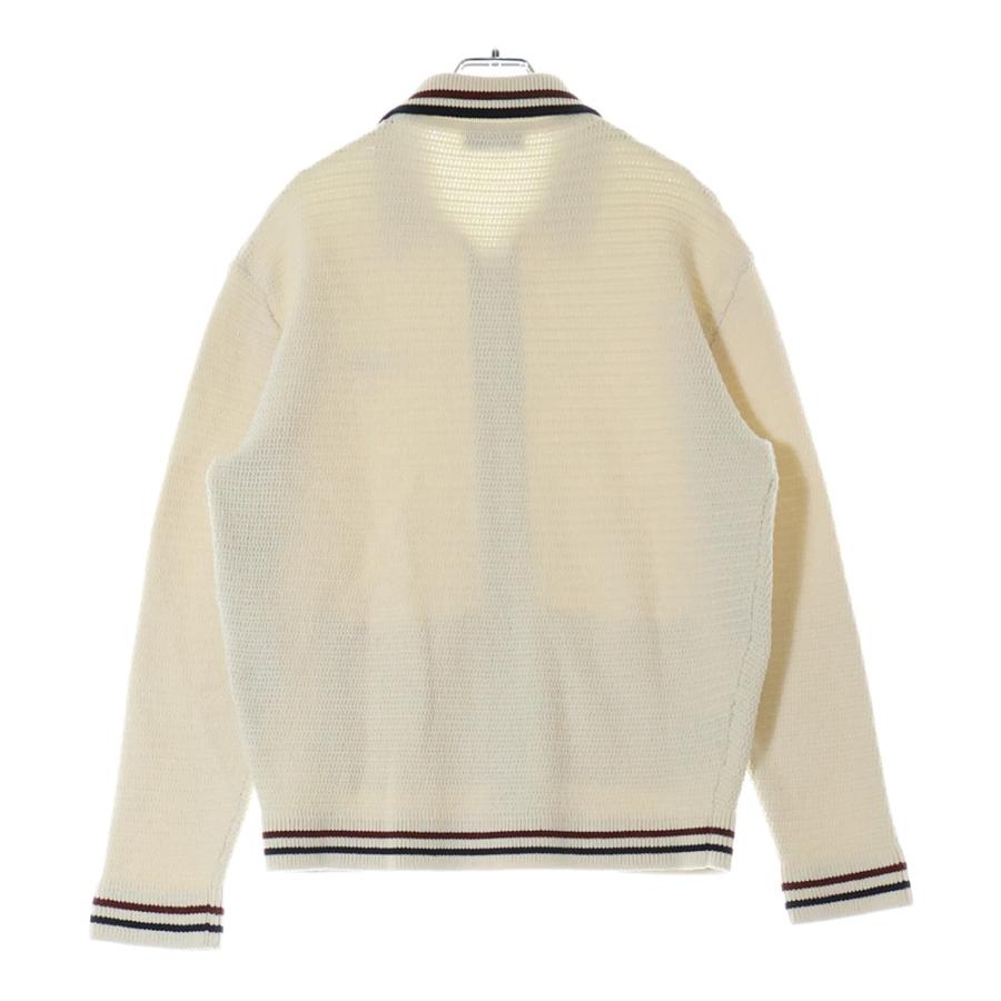 miumiu ミュウミュウ コットンニット ジッパーカーディガン アイボリー