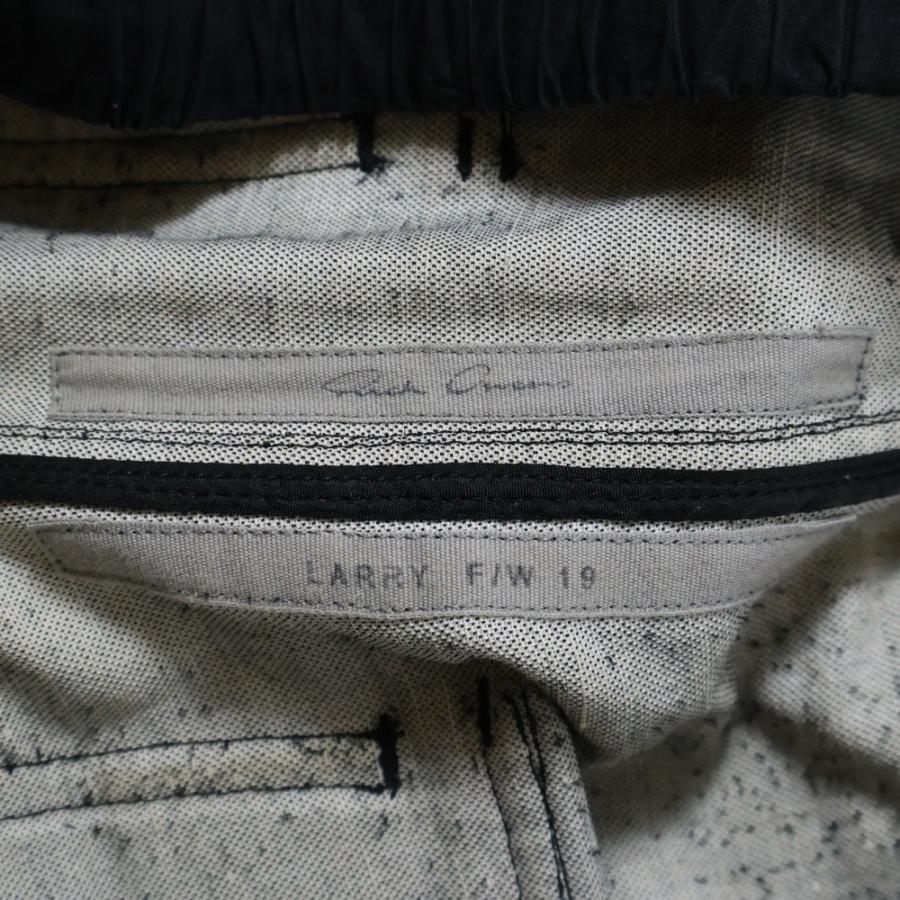 Rick Owens リックオウエンス 19AW LARRY ベロア素材 サルエル