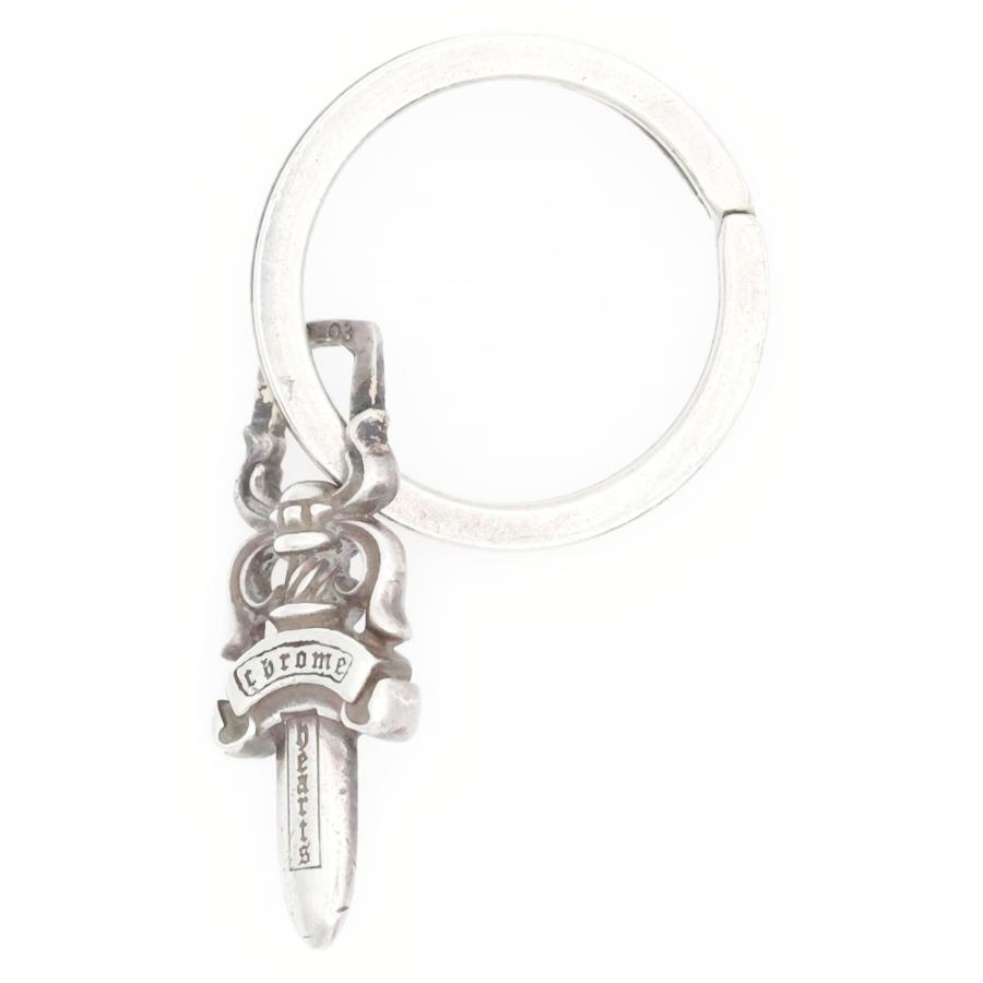 【★即日発送★】ダガー　キーリング　ロング CHROME HEARTS（クロムハーツ） LARGE ROLLER ローラー #5ダガー