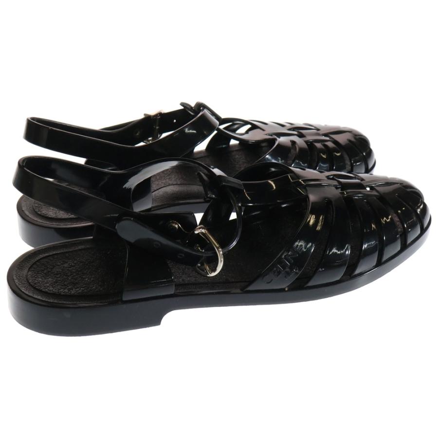 CELINE セリーヌ ブラック タッセルフラットサンダル 楽天市場】CELINE セリーヌ 33310 トリオンフ トングサンダル フラット