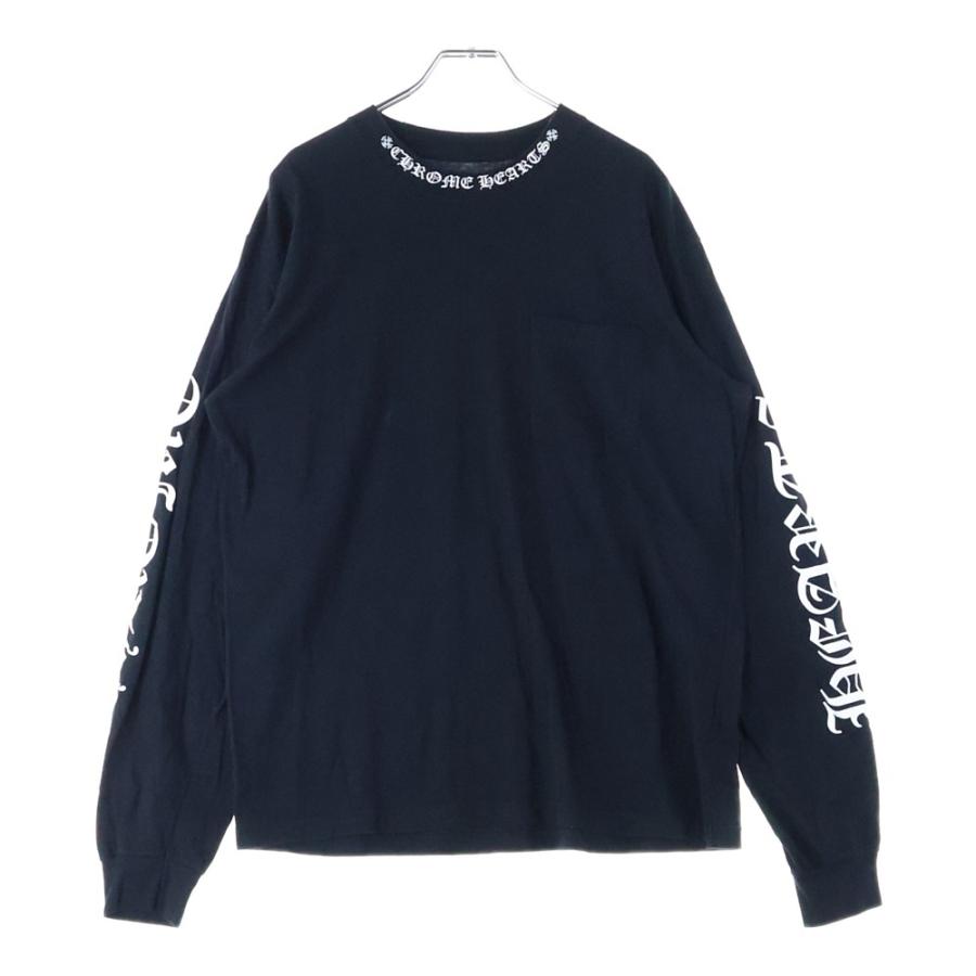 CHROME HEARTS（クロムハーツ） Neck Logo L/S Tee ネック ロゴ