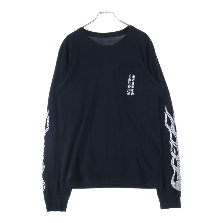 CHROME HEARTS（クロムハーツ） CH TEE 袖CHプラス総柄プリント クルー