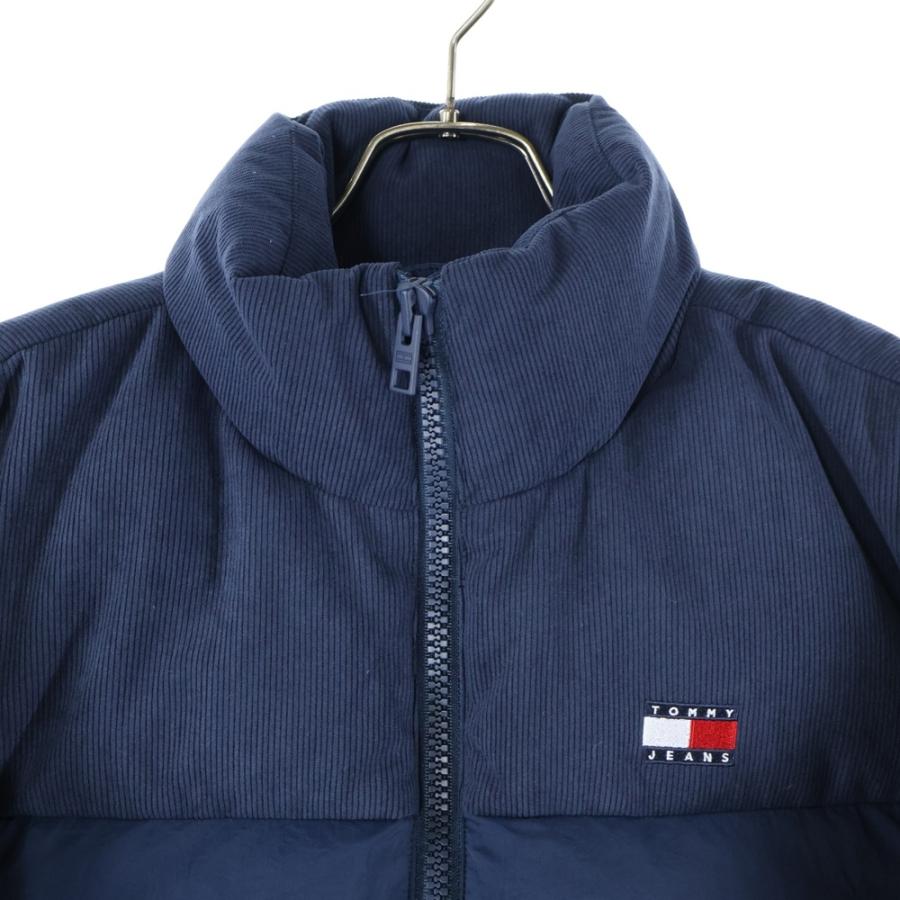 TOMMY JEANS（トミー・ジーンズ） ダウンジャケット コーデュロイ 刺繍