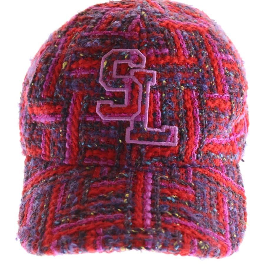 SAINT LAURENT サンローラン　ビーニー ピンクニット帽 SAINT LAURENT サンローラン ニット帽 KNITTED CUFF BEANIE 719417