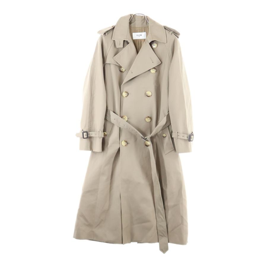 CELINE（セリーヌ） トレンチコート ロングコート ウール コットン