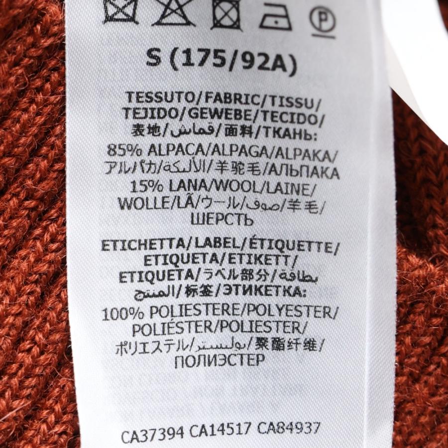 GUCCI グッチ タートルネックセーター リブニット バックロゴ オレンジ_6