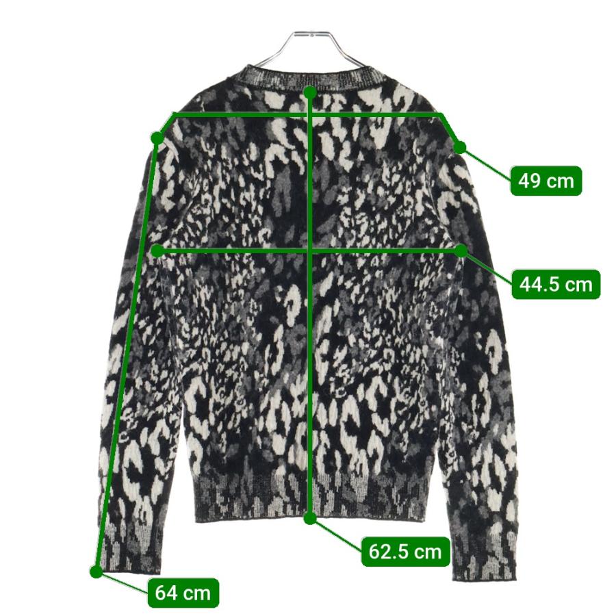 SAINT LAURENT PARIS サンローランパリ レオパードニット クルーネック