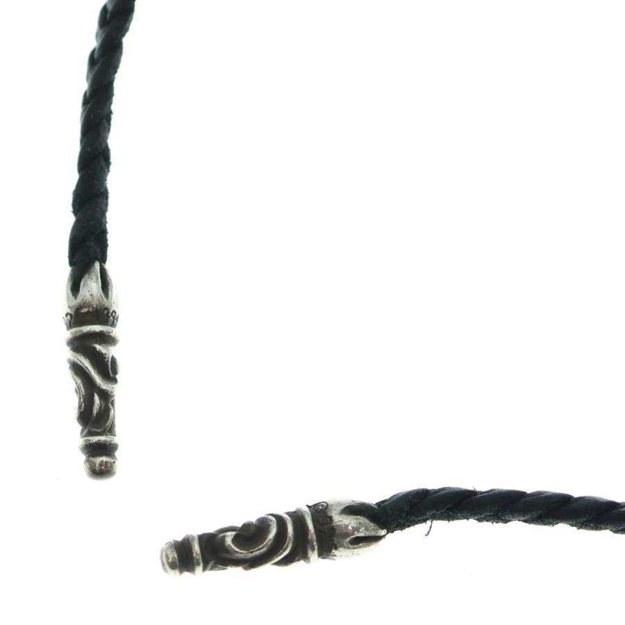 CHROME HEARTS（クロムハーツ） LEATHER BRAID スクロールレザー