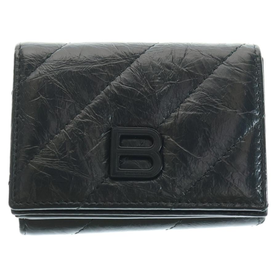 の*ん様 BALENCIAGA crush ミニウォレット BALENCIAGA（バレンシアガ） CRUSH MINI WALLET クラッシュ ミニ