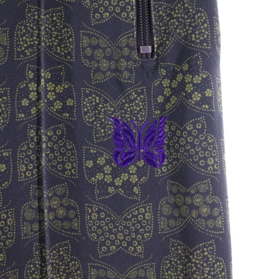 Needles / ニードルス | 2021SS | Track Pant - Bright Jersey  Print パピヨン刺繍 蝶小紋柄 ジャージトラックパンツ | M | ブラウン | メンズ Needles（ニードルス） Track Pant Bright Jersey 総柄 ジャージパンツ