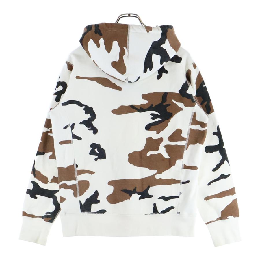 SUPREME シュプリーム 16AW Box Logo Hooded Sweatshirt カモ柄 ボックスロゴ スウェット プルオーバーパーカー ホワイト