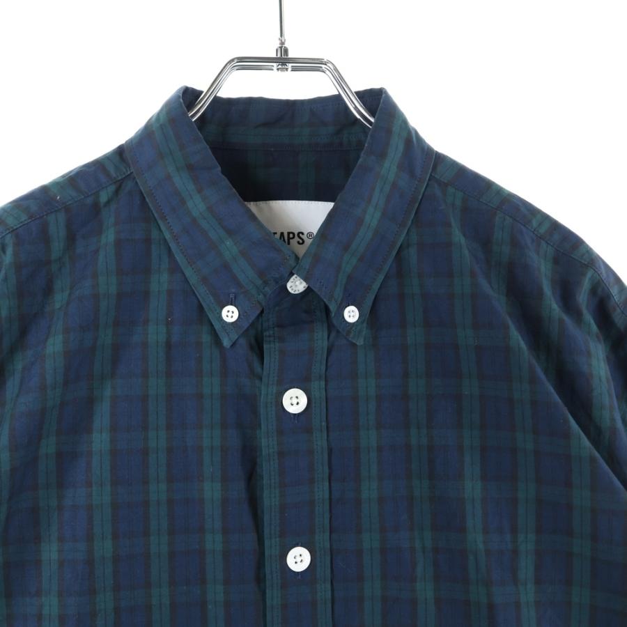 WTAPS（ダブルタップス） 25SS チェック ロングスリーブコットンシャツ