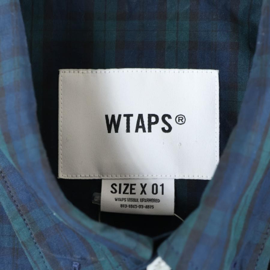 WTAPS（ダブルタップス） 25SS チェック ロングスリーブコットンシャツ