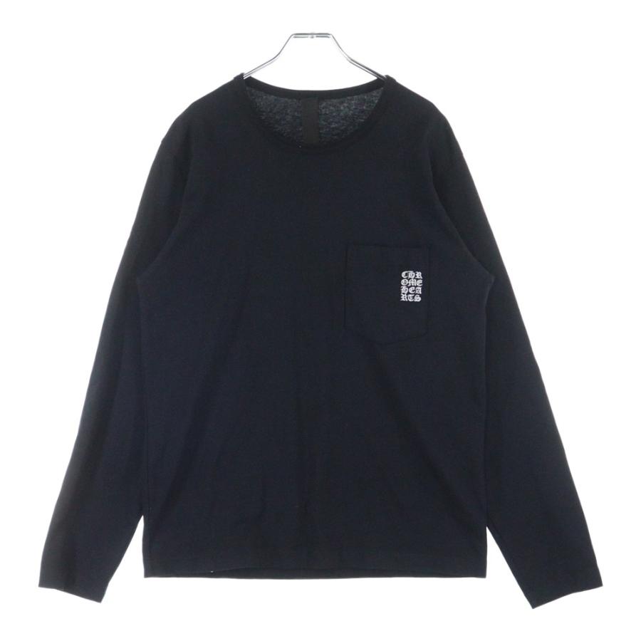 CHROME HEARTS（クロムハーツ） YNOT L/S TEE フロントロゴ刺繍 袖CH 