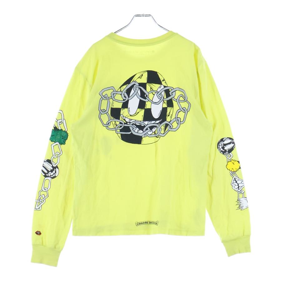 CHROME HEARTS クロムハーツ マッティボーイ ロンT長袖 イエロー CHROME HEARTS（クロムハーツ） 22AW MATTY BOY PPO HRDWR GRN LS Tee