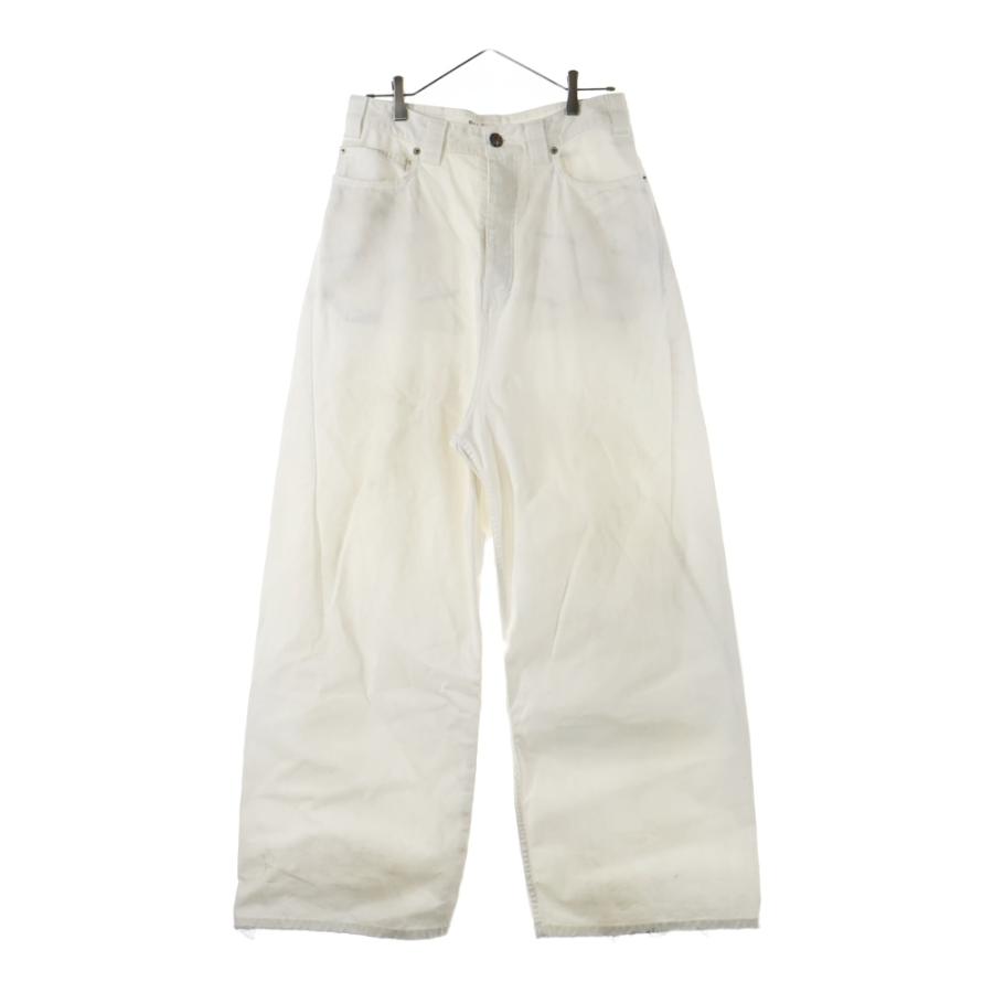 BALENCIAGA（バレンシアガ） Baggy Pants in dirty white ユーズド加工