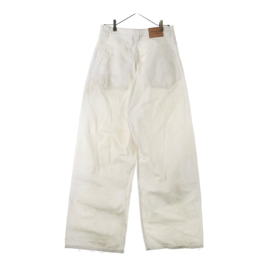 BALENCIAGA（バレンシアガ） Baggy Pants in dirty white ユーズド加工