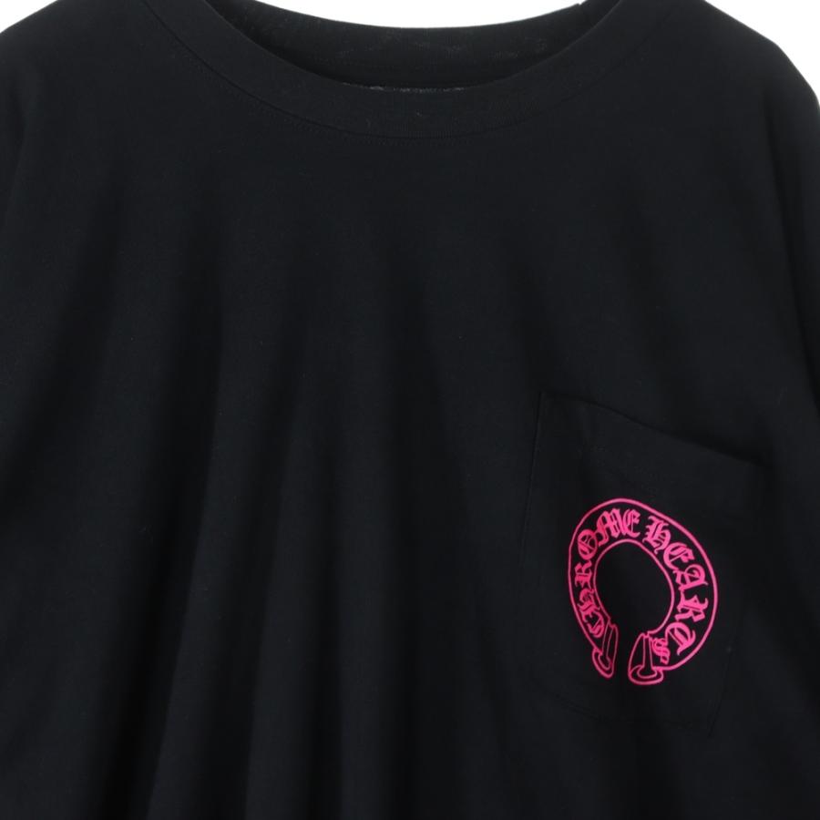 CHROME HEARTS（クロムハーツ） ピンクホースシュー プリント 袖