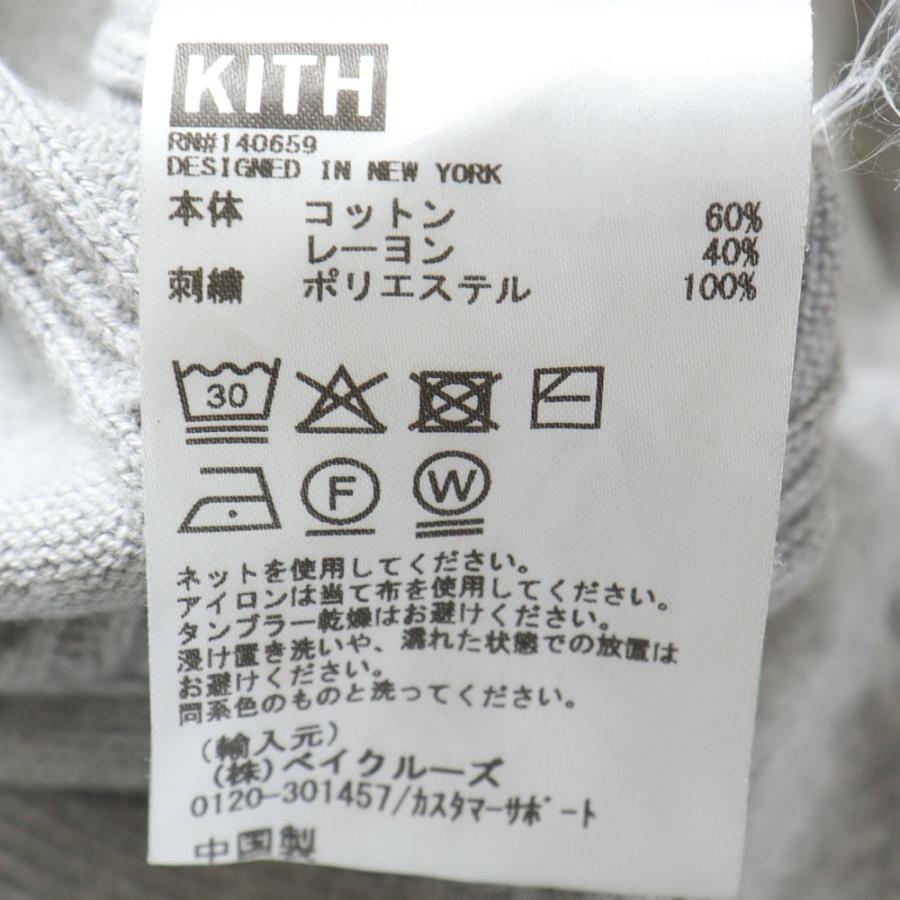 KITH（キス） 25SS Tilden Polo チルデン ロゴ刺繍 半袖ニット